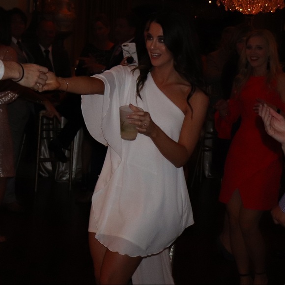 White draping dress - Picture 2 of 2